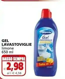 Il Gigante Il Gigante Gel Lavastoviglie Limone offerta
