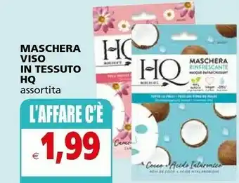 Hq Maschera Viso In Tessuto