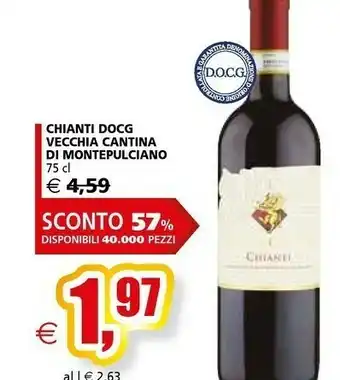 Il Gigante Vecchia cantina Chianti 750 G(ml) offerta