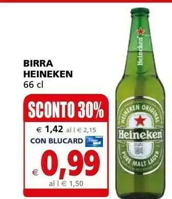 Il Gigante Heineken Birra 660 G(ml) offerta