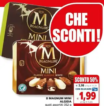 Il Gigante Algida 8 Magnum Mini offerta