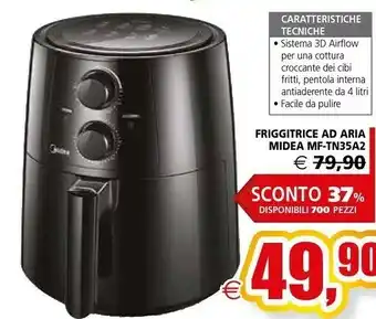 Il Gigante Midea Friggitrice Ad Aria MF-TN35A2 offerta
