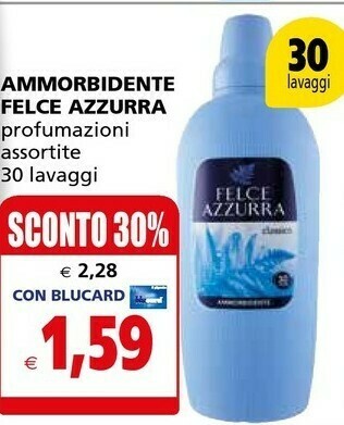 Il Gigante Felce Azzurra Ammorbidente offerta