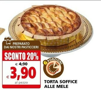 Il Gigante Torta Soffice Alle Mele offerta