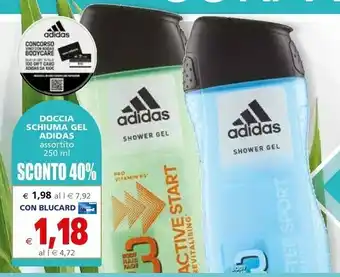 Il Gigante Adidas Doccia Schiuma Gel offerta