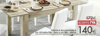 Mondo Convenienza Tavoli allungabili offerta