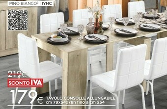 Mondo Convenienza Tavoli allungabili offerta