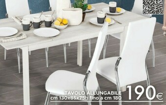 Mondo Convenienza Tavoli allungabili offerta