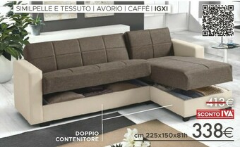 Mondo Convenienza Divani angolari offerta