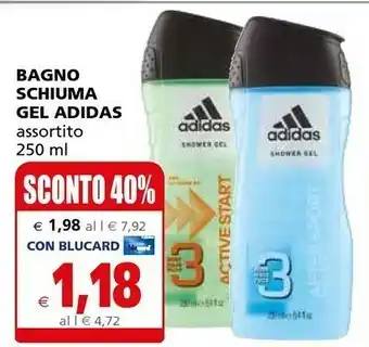 Il Gigante Adidas 3607340722127 Doccia Gel Uomo Corpo E Capelli 250 Ml offerta