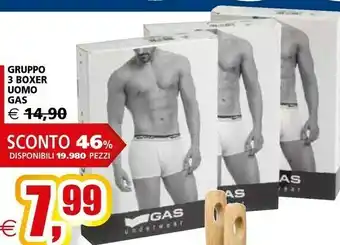 Il Gigante Gas Gruppo 3 Boxer Uomo offerta