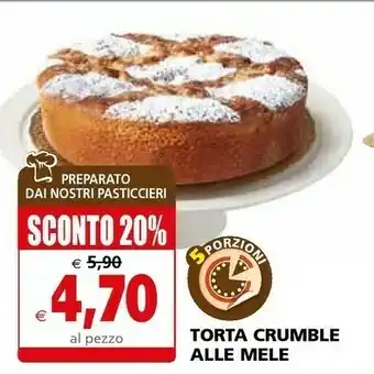 Il Gigante Il Gigante Torta Crumble Alla Mele offerta