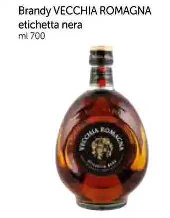 A&O Brandy VECCHIA ROMAGNA etichetta nera ml 700 offerta