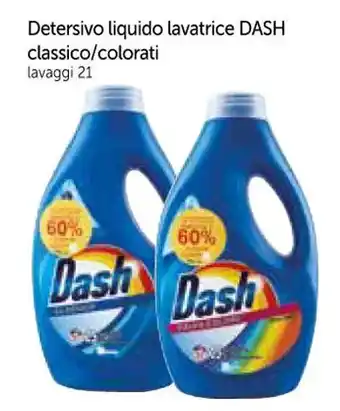 A&O Detersivo liquido lavatrice DASH classico/colorati lavaggi 21 offerta