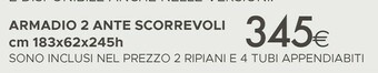 Mondo Convenienza Armadio ante scorrevoli offerta