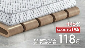 Mondo Convenienza Materasso matrimoniale offerta