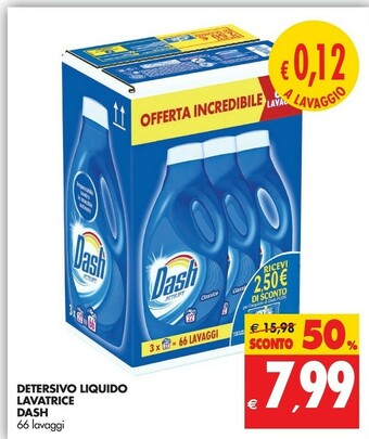 Tigros Dash Detersivo Liquido Lavatrice offerta