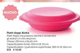 Tupperware Aloha Servizio piatti offerta