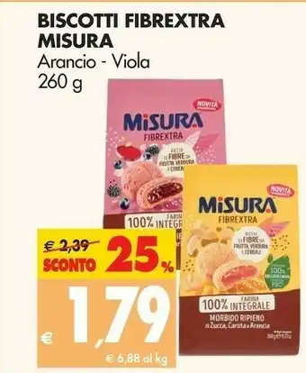 Misura Fibrextra Ripieno Di Frutti Di Bosco E Barbabietola 260 G(ml)