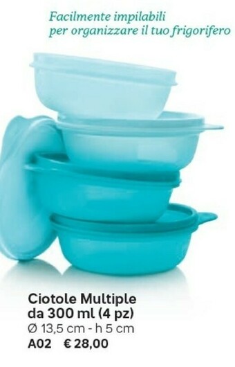 Tupperware Contenitori in plastica offerta