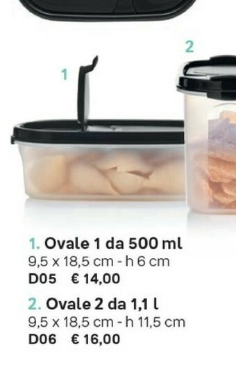 Tupperware Contenitori per alimenti offerta