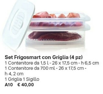 Tupperware Contenitori per alimenti offerta