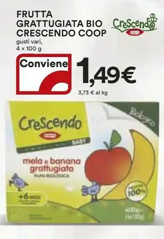Coop Frutta Grattugiata Bio Crescendo