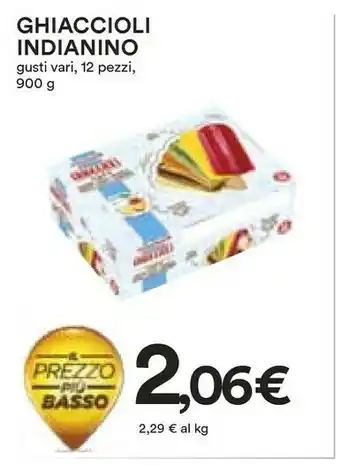 Coop Indianino 12 Ghiaccioli BIF 900 G(ml) offerta