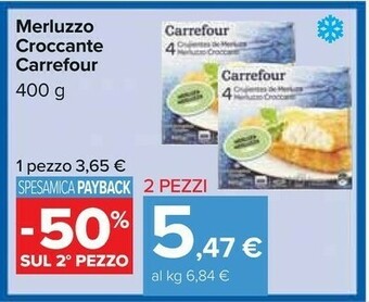 Carrefour Carrefour - Merluzzo Croccante offerta