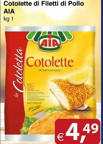 Docks Cash&Carry Aia Cotolette di pollo offerta