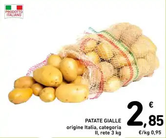 Spazio Conad PATATE GIALLE 3 kg offerta