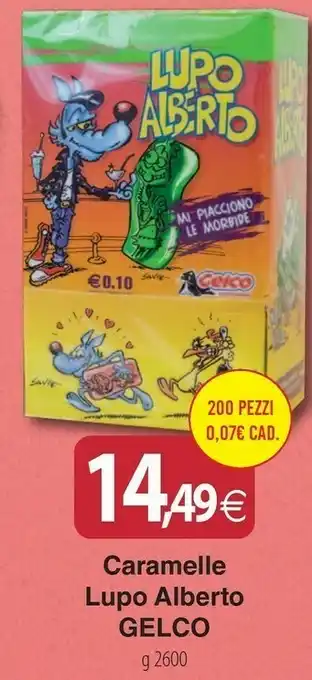 Docks Cash&Carry Gelco Caramelle Lupo Alberto offerta