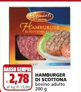 Il Gigante Il Gigante Hamburger Di Scottona Bovino Adulto offerta
