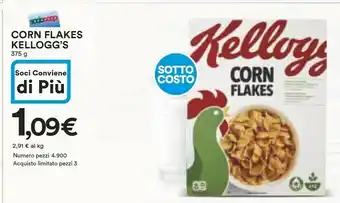 Ipercoop Kelloggs Kellogg's - Corn Flakes 375 G(ml) offerta