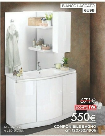 Mondo Convenienza Mobili bagno offerta