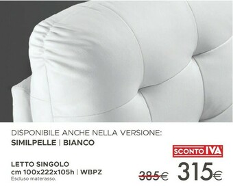 Mondo Convenienza Letti offerta