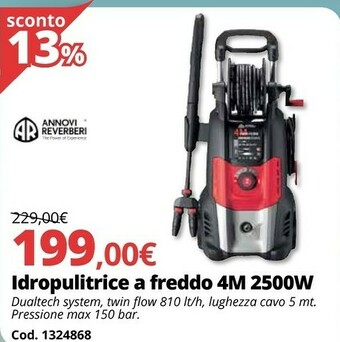 Idropulitrice A Freddo 4M 2500W