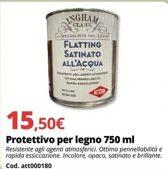 Brico Io Protettivo Per Legno 750 Ml offerta