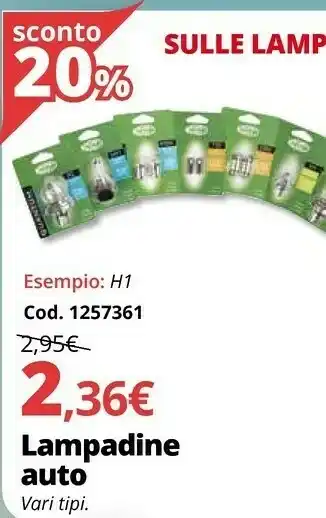 Brico Io Lampadine Auto offerta