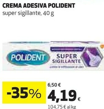 Coop Polident Crema Adesiva Super Sigillante 40 G offerta