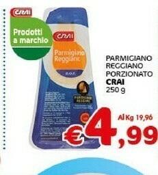 Crai Crai Parmigiano Reggiano Porzionato offerta