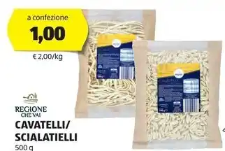 ALDI Regione che vai cavatelli/scialatielli offerta