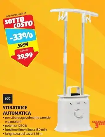 ALDI Easy home stiratrice automatica offerta