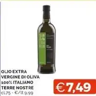 Mercatò Terre nostre olio extre vergine di oliva 100% italiano offerta