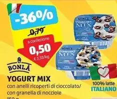 ALDI Bonlà yogurt mix offerta