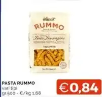 Mercatò Rummo pasta offerta