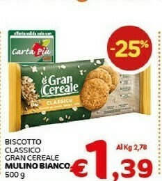 Crai Mulino Bianco Classico Gran Cereale 500 G(ml) offerta