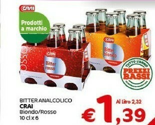 Crai Crai Bitter Analcolico offerta