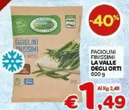 Crai La Valle Degli Orti Fagiolini Finissimi offerta