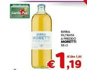 Crai Moretti Birra Filtrata offerta